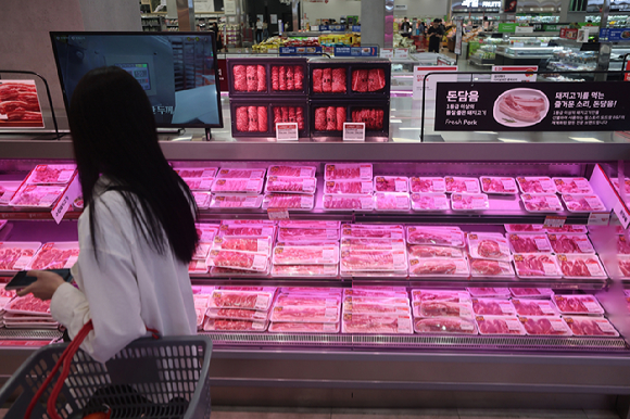 한 대형마트 정육 판매장 [사진=연합뉴스]