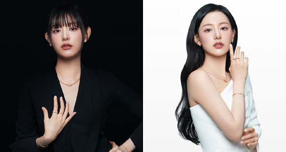 배우 김지원이 화보 촬영에서 포즈를 취하고 있다. [사진=스톤헨지]