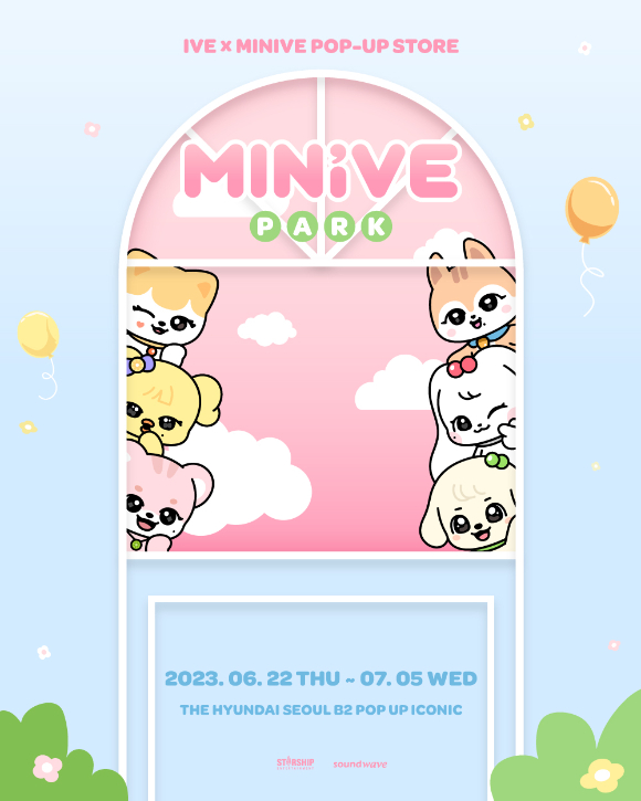 아이브 공식 캐릭터 미니브(MINIVE) 팝업 스토어 [사진=스타쉽엔터테인먼트]