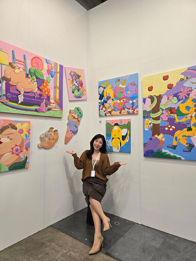 김잔디 작가. [사진=성수아트페어]