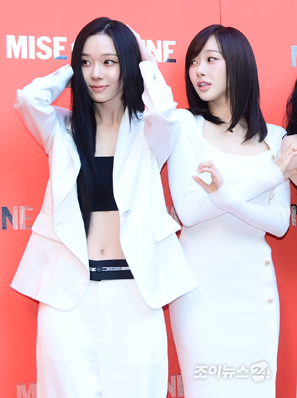 그룹 에스파(aespa) 윈터가 19일 오후 서울 성동구 성수동 올리브영N 성수에서 열린 미쟝센 '퍼펙트 세럼 팝업' 팝업 행사 오픈 기념 포토콜 행사에 참석하고 있다. [사진=정소희 기자]