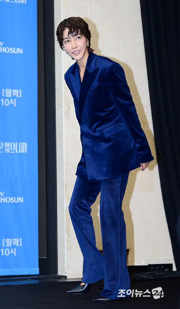 배우 진서연이 10일 오후 서울 마포구 스탠포드호텔에서 열린 TV CHOSUN 새 월화드라마 '다음생은 없으니까' 제작발표회에 참석하고 있다. [사진=정소희 기자]