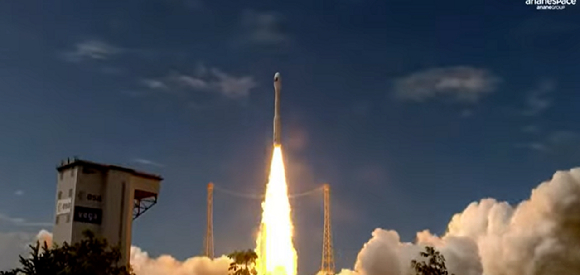 아리랑 7호가 프랑스령 기아나우주센터에서 성공적으로 발사됐다. [사진=우주청]