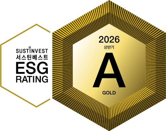 서스틴베스트 2026년 상반기 ESG A등급마크 [사진=신성이엔지]