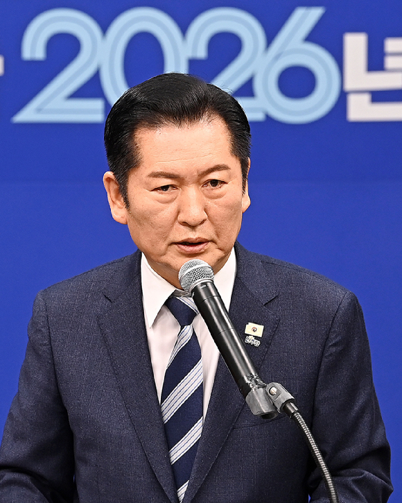 정청래 더불어민주당 대표. [사진=곽영래 기자]