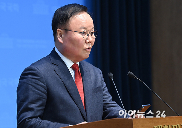 김재원 국민의힘 최고위원이 2일 국회 소통관에서 경북지사 출마 선언을 하고 있다. [사진=곽영래 기자]