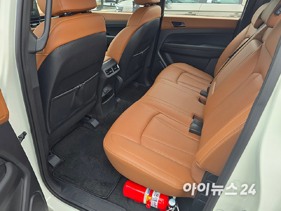 KGM 신형 '무쏘' 가솔린 모델. [사진=김종성 기자]