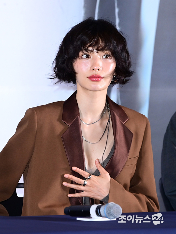 배우 나나가 15일 오후 서울 삼성동 메가박스 코엑스에서 열린 영화 '전지적 독자 시점'(감독 김병우) 언론시사회에 참석하고 있다. [사진=정소희 기자]