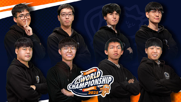 '쿠키런: 오븐브레이크' e스포츠 대회 '월드 챔피언십 2025' 본선 진출이 확정된 선수 8인. [사진=데브시스터즈]