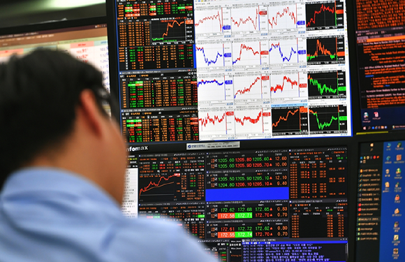 서울 을지로 하나은행 본점 딜링룸