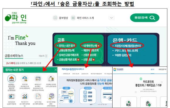 숨은 금융자산 현황 표. [사진=금융위원회]
