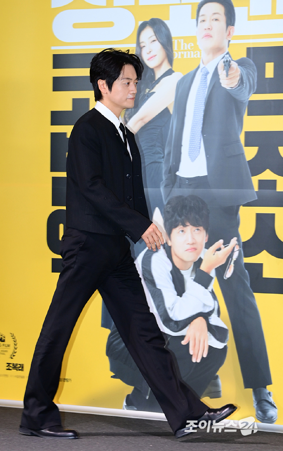 배우 조복래가 20일 오후 서울 CGV 용산아이파크몰에서 열린 영화 '정보원'(감독 김석) 언론시사회에 참석하고 있다. [사진=정소희 기자]