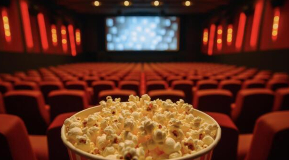 미국 영화관들이 관객 감소로 티켓 판매에 어려움을 겪자 팝콘 용기를 활용한 이색 마케팅에 나서고 있다. 사진은 본 기사 내용과 무관. [사진=Vecteezy]