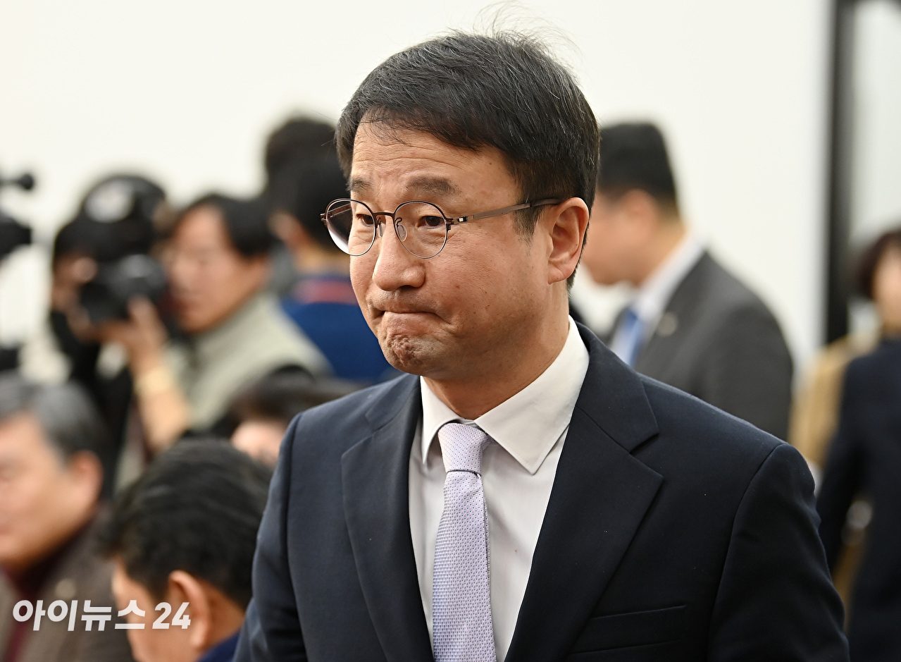 한병도 더불어민주당 원내대표가 22일 서울 여의도 국회에서 열린 정책조정회의에 참석하고 있다. [사진=곽영래 기자]