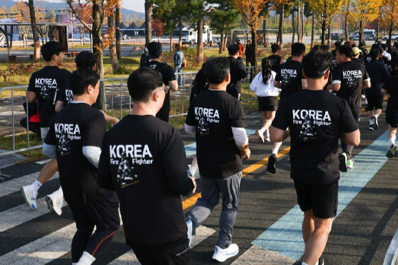 지난해 11월 진행된 119 메모리얼데이 행사 현장 모습. [사진=LGU+]