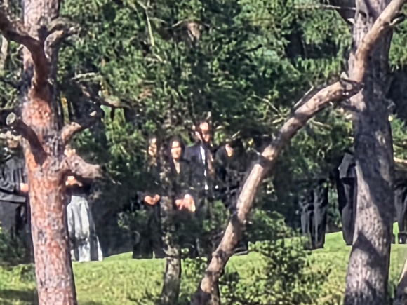 고 이건희 회장 선영 찾은 이재용 회장 [사진=권서아 기자]