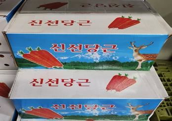 중국산 수입 당근에서 잔류농약 트리아디메폰이 기준치(0.01 mg/kg 이하) 보다 초과 검출됐다. [사진=식약처]