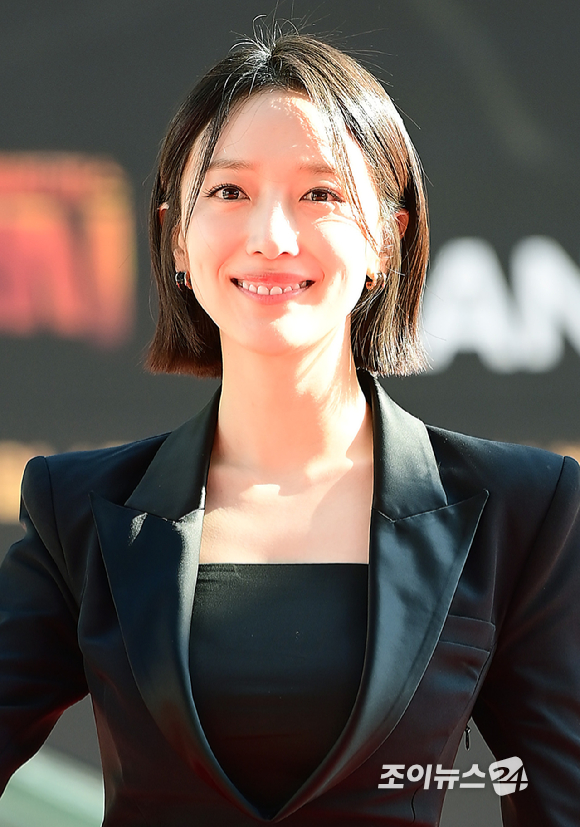 배우 표예진이 18일 오후 서울 양천구 목동 SBS 정문에서 열린 SBS 새 금토드라마 '모범택시3' 레드카펫 포토행사에 참석하고 있다. [사진=정소희 기자]