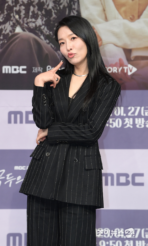 배우 차청화가 27일 오후 서울 마포구 상암동 MBC사옥에서 열린 MBC 금토드라마 '꼭두의 계절' 제작발표회에 참석하고 있다. [사진=정소희 기자]