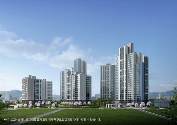 두산위브 더센트럴 수원 투시도 [사진=두산건설]