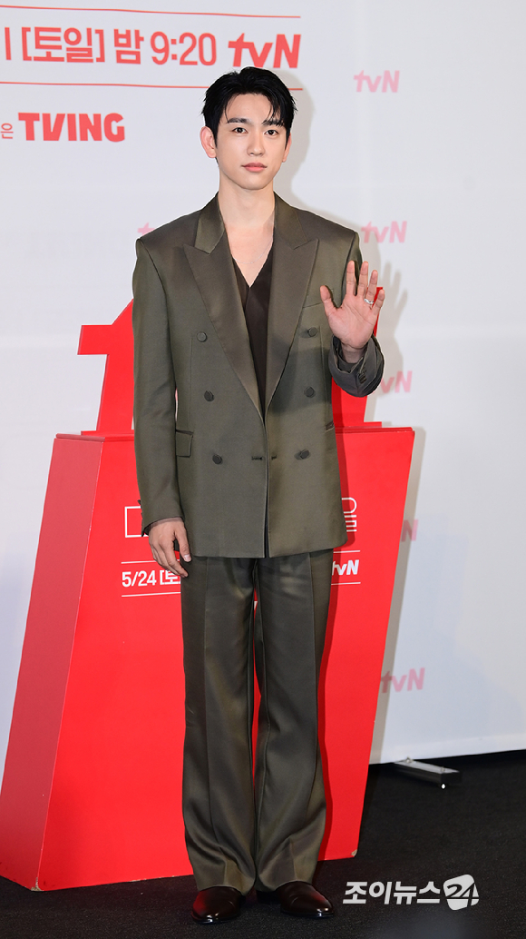 배우 박진영이 21일 오후 서울 영등포구 CGV 영등포에서 열린 tvN '미지의 서울' 제작발표회에서 참석하고 있다. [사진=정소희 기자]