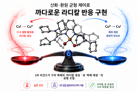 KAIST 연구팀이 의약품 등에 필요한 복잡한 분자를 만드는 새로운 합성법 개발의 가능성을 제시했다. [사진=KAIST]