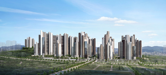 '힐스테이트 광명11(가칭)' 투시도 [사진=현대건설']