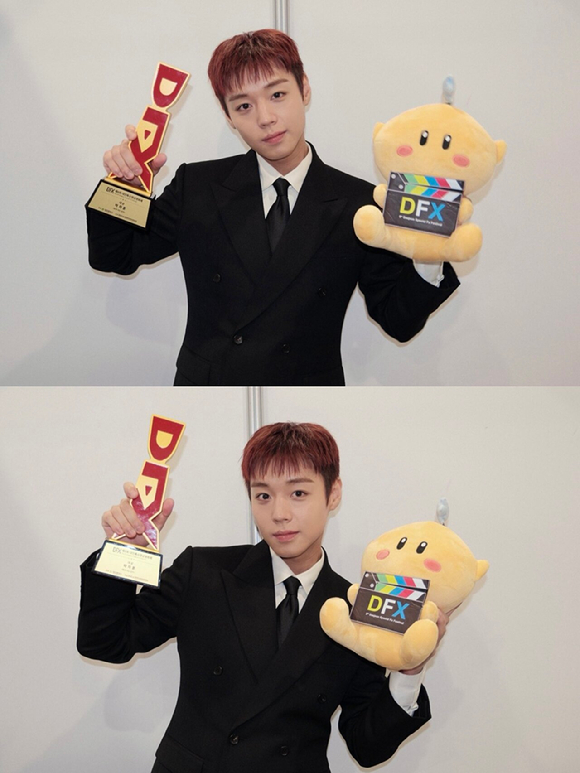 배우 박지훈이 영화 '왕과 사는 남자'로 제8회 대전특수영상영화제(DFX OTT어워즈) 대상을 수상했다. [사진=YY엔터테인먼트]