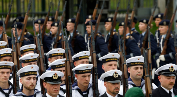 지난해 독일 연방군에서 극우 성향 사건으로 해임된 장병이 97명을 기록했다는 자국 보도가 나왔다. 사진은 독일 연방군. [사진=AFP/연합뉴스]