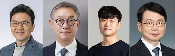 (왼쪽부터) 이준희 삼성SDS 대표, 현신균 LG CNS 대표, 류석문 현대오토에버 대표, 심민석 포스코DX 대표. [사진=각 사]