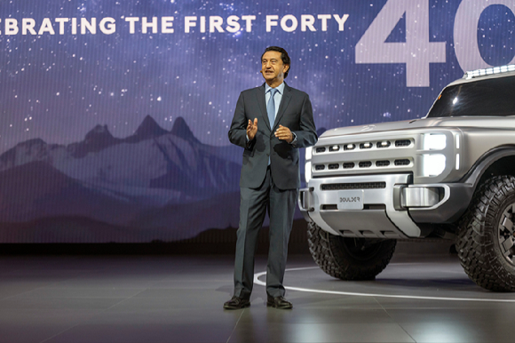 현대차가 1일(현지시간) '2026 뉴욕 국제 오토쇼'에서 '볼더'&nbsp;콘셉트를 세계 최초로 공개하고 있다. [사진=현대자동차]