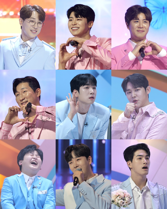 '트랄랄라 브라더스'에 합류한 '미스터트롯2' TOP7 [사진=TV조선]