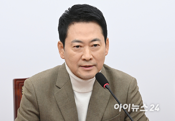 장동혁 국민의힘 대표가 5일 서울 여의도 국회에서 열린 최고위원회의에서 발언하고 있다. [사진=곽영래 기자]