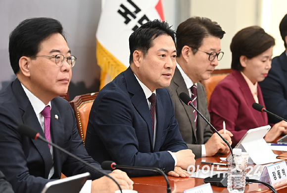 장동혁 국민의힘 대표가 11일 서울 여의도 국회에서 열린 최고위원회의에서 발언하고 있다. [사진=곽영래 기자]