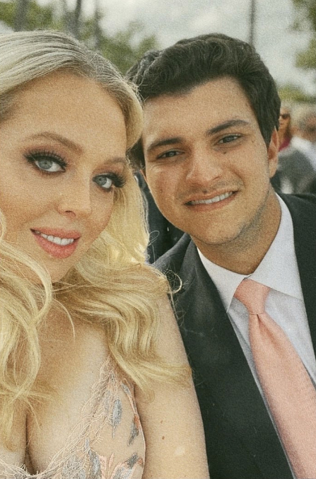 티파니 트럼프(29, 왼쪽)와 마이클 불로스(25). [사진=티파니 트럼프 사회관계망서비스(SNS)]