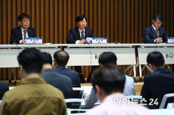 김소영 금융위원회 부위원장이 4일 서울 중구 한국은행에서 열린 'CBDC 활용성 테스트 계획 공동 설명회'에 참석해 발언하고 있다. [사진=사진공동취재단]