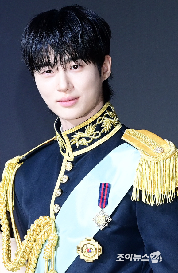 배우 변우석이 6일 서울 조선팰리스 강남 호텔에서 진행된 MBC 금토드라마 '21세기 대군부인' 제작발표회에 참석하고 있다. [사진=정소희 기자]