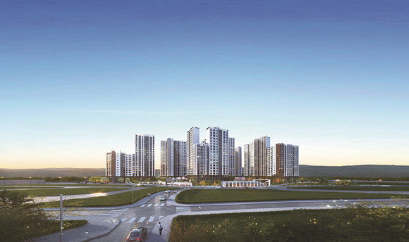 ‘제일풍경채 의왕고천’투시도 [사진=제일건설 ]