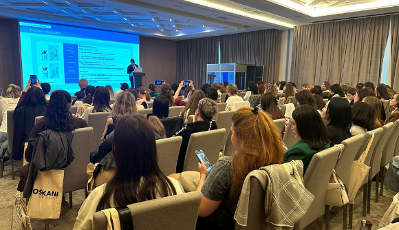 휴젤이 카자흐스탄 알마티에서 보툴렉스와 리볼렉스 론칭 세미나를 개최했다. [사진=휴젤 제공]