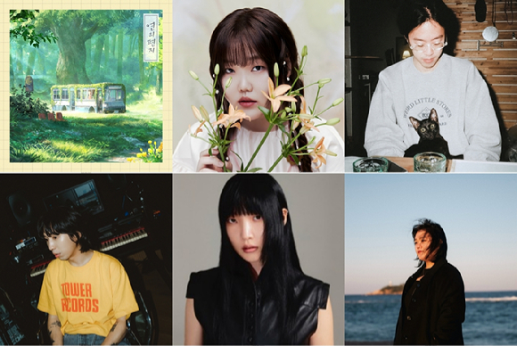 '연의 편지' OST 라인업 [사진= 롯데엔터테인먼트, SLL, YG엔터테인먼트(이수현), a0made(구름), sh∙CIFIKA∙헨(아티스트 본인) ]
