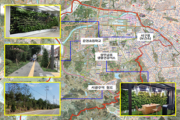 광주광역시 서구가 조성한 도시숲. [사진=광주시서구청]