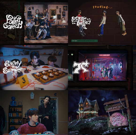 클로즈 유어 아이즈 하이라이트 메들리 영상 갈무리 [사진=언코어]