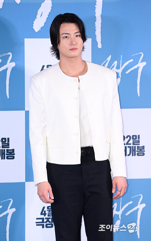 배우 신승호가 16일 서울 CGV 용산아이파크몰에서 열린 영화 '짱구'(정우&middot;오성호 공동 연출) 언론시사회에 참석하고 있다. [사진=정소희 기자]