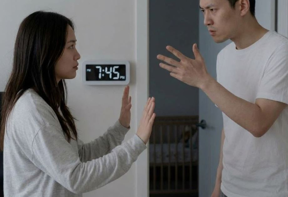 생후 6개월 아이를 반드시 동일한 시간에 재우려는 남편 때문에 짜증을 겪고 있다는 아내 사연이 전해졌다. 본 기사와 무관한, AI 생성 이미지. [사진=제미나이 생성 이미지]