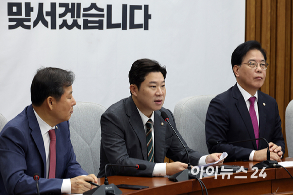 진종오 국민의힘 의원이 1일 서울 여의도 국회에서 열린 상임위원장 및 간사단 회의에서 발언하고 있다. [사진=곽영래 기자]