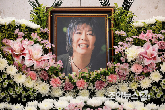 가수 옥희(본명 김광숙)의 빈소가 21일 오후 서울 송파구 서울아산병원 장례식장 22호에 마련되어 있다. 2026.06.21 [사진=사진공동취재단]