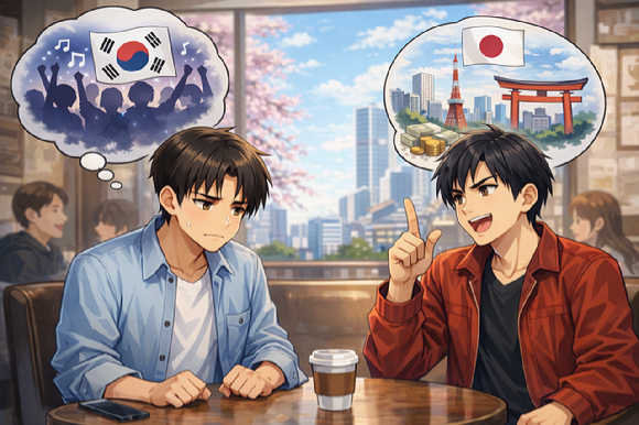  일본이 한국보다 전반적으로 우월하다고 주장하는 친구의 태도에 상처를 받았다는 한 누리꾼의 사연이 알려졌다. 사진은 AI로 생성한 이미지로, 기사 내용관 무관. [사진=챗GPT]