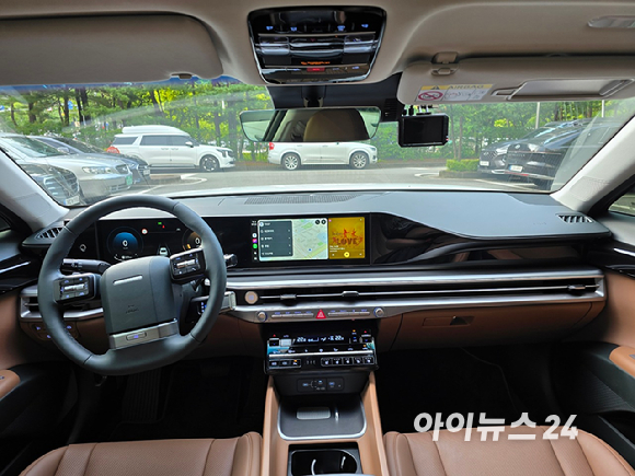 현대차 2026년형 '그랜저 LPG 3.5' 정측면. [사진=김종성 기자]