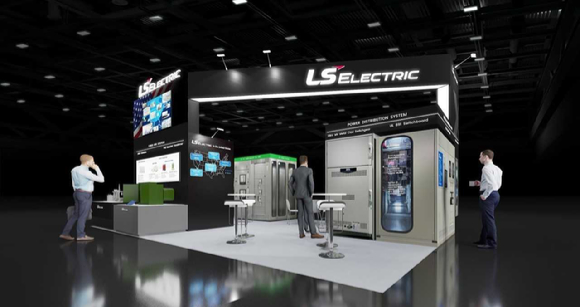 LS일렉트릭 디스트리뷰테크 2026 전시 부스 조감도. [사진=LS일렉트릭]