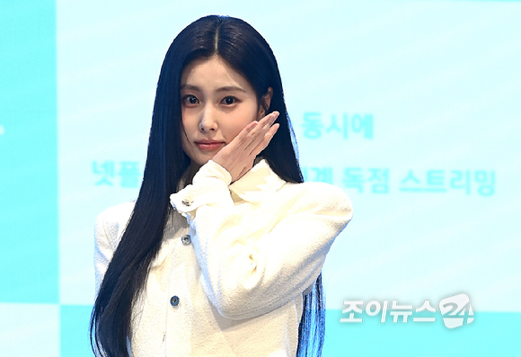 배우 강혜원이 7일 오후 서울 구로구 더 세인트에서 진행된 '첫입에 반하다' 제작발표회에서 포즈를 취하고 있다. [사진=곽영래 기자]